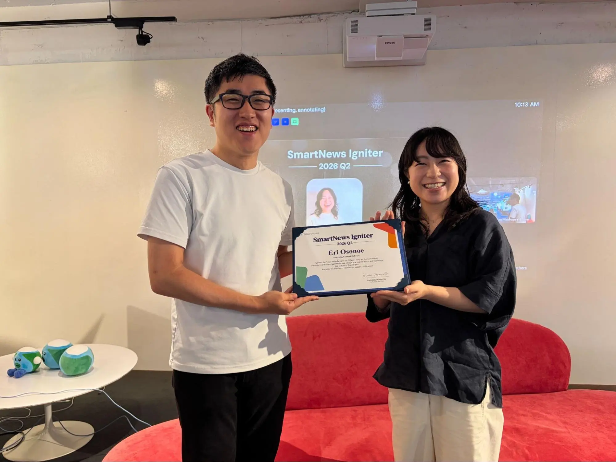 SmartNews Igniter 2026 Q2 受賞記念写真